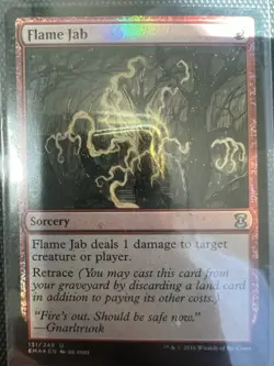 Flame Jab - Foil NM, English MTG Eternal Masters - Image 1