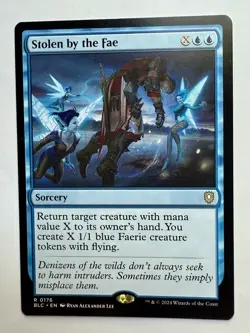 Stolen by the Fae MTG BLC 0176 Rare NM - Image 1