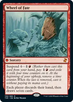 MTG Wheel of Fate - Foil, Light Play, English Time Spiral Remastered - Image 1