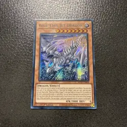 Blue-Eyes Jet Dragon Quarter Century Secret Rare RA02-EN017 Yugioh Tcg - Image 1