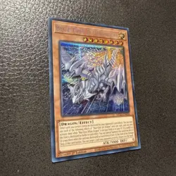 Blue-Eyes Jet Dragon Quarter Century Secret Rare RA02-EN017 Yugioh Tcg - Image 2