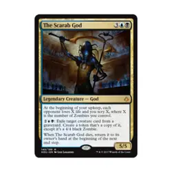 WOTC MtG Hour of Devastation The Scarab God (MR) NM - Image 1