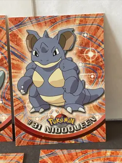 1999 Topps TV Animation Edition Pokemon 6 Card Lot #29, #30, #31, #32, #33, #34 - Image 4