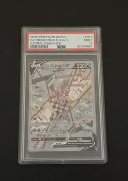 Origin Forme Palkia V 167/189 Alt Art PSA 9 Astral Radiance Pokemon Card - Image 1