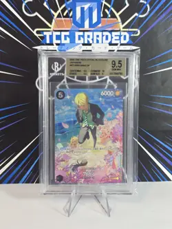 One Piece Card - Sanji ST14-003 Special Art OP10 Royal Blood - PSA 10 JAP - Image 2
