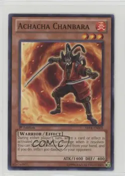 Achacha Chanbara 1st Ed. YuGiOh Abyss Rising #ABYR-EN003 - Image 1