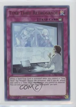 UR - Time Thief Retrograde 1st Ed. YuGiOh Ghosts From The Past #GFTP-EN069 - Image 1
