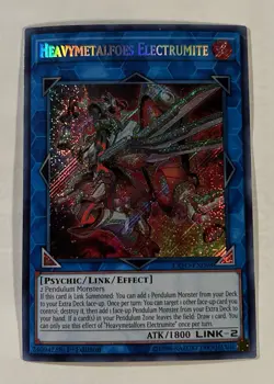 Heavymetalfoes Electrumite Yugioh Secret Rare 1st Edition EXFO-EN098 NM - Image 1