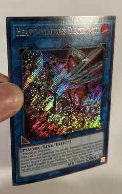 Heavymetalfoes Electrumite Yugioh Secret Rare 1st Edition EXFO-EN098 NM - Image 2