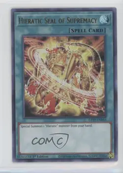 UR - Hieratic Seal of Supremacy 1st Ed. YuGiOh Ghosts From The Past #GFTP-EN055 - Image 1
