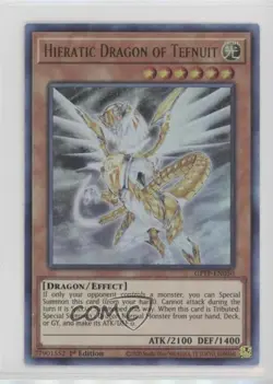 UR - Hieratic Dragon of Tefnuit 1st Ed. YuGiOh Ghosts From The Past #GFTP-EN050 - Image 1