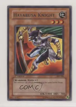 Hayabusa Knight (R) 1st Ed. YuGiOh Pharaoh's Servant #PSV-086 2002 - Image 1
