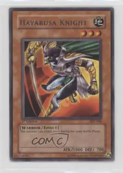 Hayabusa Knight (R) 1st Ed. YuGiOh Pharaoh's Servant #PSV-086 2002 - Image 1