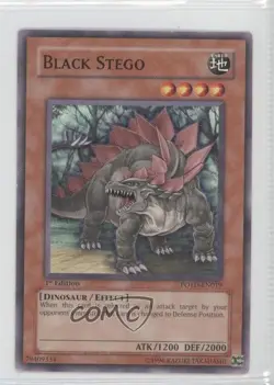Black Stego 1st Ed. YuGiOh Power of the Duelist #POTD-EN019 2006 - Image 1
