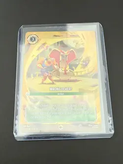 Wrong Lever! Enchanted Card - Disney Lorcana - Reign of Jafar 216/204 NM/M - Image 3