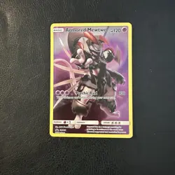 Pokemon TCG Armored Mewtwo Holo Rare Black Star Promo Card SM228 - Image 1
