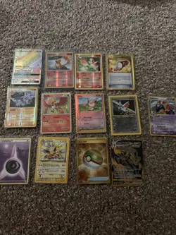 RARE pokemon card lot, reverse holo, gold, rainbow, vintage holo - Image 1