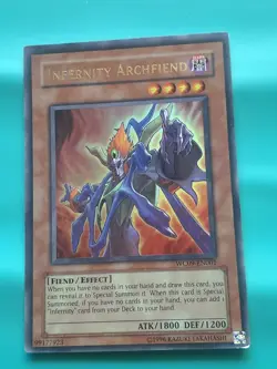 Yugioh Card - Infernity Archfiend Ultra Rare WC09-EN001 MP - Image 1