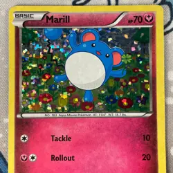 Marill 10/12 Holo Mcdonalds 2015 Promo XY Pokemon Card LP/NM - Image 2
