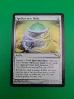 Spellweaver Helix Mirrodin Rare Artifact LP Regular Card MTG - Image 1