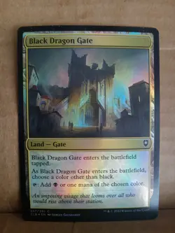 Black Dragon Gate Commander Legends: Battle for Baldur's Gate Foil NICE CARD!! - Image 1