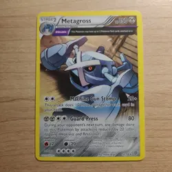Metagross 50/98 - LP Full Art Rare XY Ancient Origins - Pokemon 2015 TCG Card - Image 1
