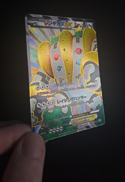Regigigas EX 055/052 BW3 hail Blizzard SR Japanese - Pokemon Trading Card - LP - Image 3