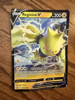 Jumbo Three Card Pokemon Lot, Including Shaman Lugia And Regieleki And A Toe - Image 5