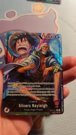 One Piece Card Game - Silvers Rayleigh (Alternate Art) OP12-001 - English - Image 3