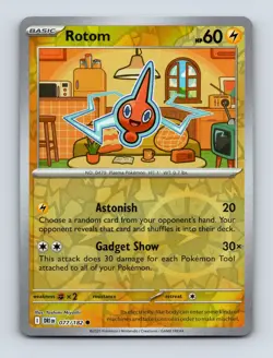 Rotom - 077/182 077/182 SV10: Destined Rivals NM Reverse Holo Pokemon Card - Image 1