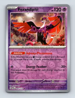 Fezandipiti 045/131 SV: Prismatic Evolutions NM Reverse Holo Pokemon Card - Image 1