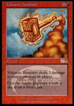 MTG Volcanic Hammer (x4) *FOIL* JSS Promo NM - Image 1