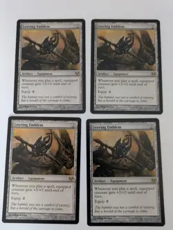 4 Leering Emblem Eventide MTG NM Free shipping with tracking - Image 1