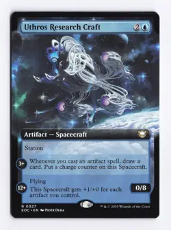Uthros Research Craft (Extended Art) 27 (R) MTG Commander Edge of Eternities EOC - Image 1