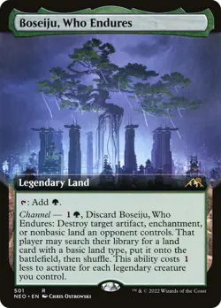 MTG Boseiju, Who Endures (Extended Art) - 501 / English / Near Mint - Image 1