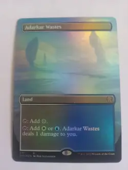 x1 Adarkar Wastes - Borderless R MTG Dominaria United M/NM, English - Image 1