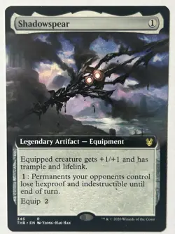 MTG - Shadowspear - (Extended Art) - Theros Beyond Death #345 - Normal Near Mint - Image 1