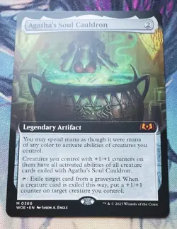 MTG Agatha's Soul Cauldron - Extended Art Regular (NM) - Image 1