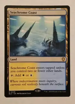 NM Seachrome Coast, MTG, Bloomburrow Commander, Magic the Gathering, 328 - Image 1