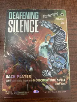 Deafening Silence FOIL SHOWCASE Special Guest NM MTG M 0120 edge of eternities - Image 1