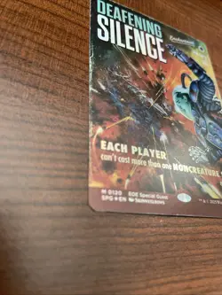 Deafening Silence FOIL SHOWCASE Special Guest NM MTG M 0120 edge of eternities - Image 2