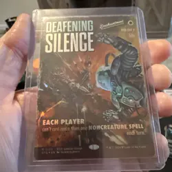 Deafening Silence FOIL SHOWCASE Special Guest NM MTG M 0120 edge of eternities - Image 1