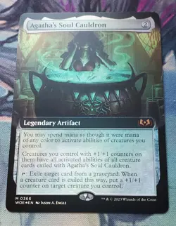 MTG Agatha's Soul Cauldron - Extended Art Foil (NM) - Image 1
