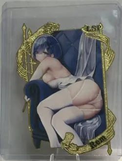 Sexy Waifu Goddess Story Metal Card - Rem- LSP Serial Card #95/100! 🔥🔥 - Image 1