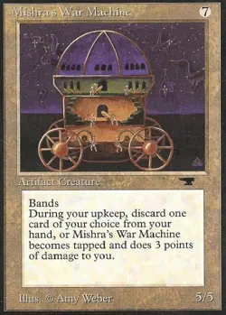 MTG English Mishra's War Machine NM Normal Antiquities - Image 1