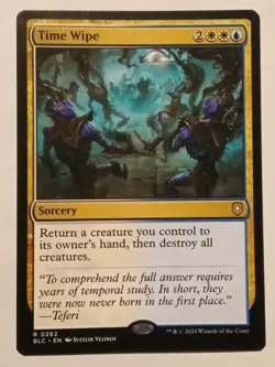Time Wipe [Bloomburrow Commander] Magic MTG - Image 1