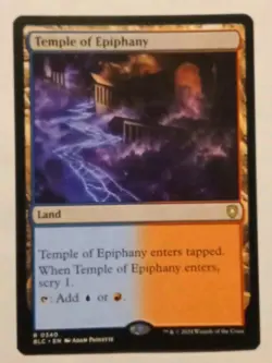Temple of Epiphany 0340 Non Foil Rare Bloomburrow Commander MTG NM - Image 1