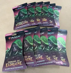 MTG: Throne of Eldraine Collector Retail Packs (Qty 12) - same as Collector Box - Image 3
