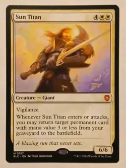 Sun Titan 157 M Commander: Bloomburrow MTG Near Mint - Image 1