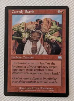 MTG Onslaught Uncommon CUSTODY BATTLE SP - Image 1